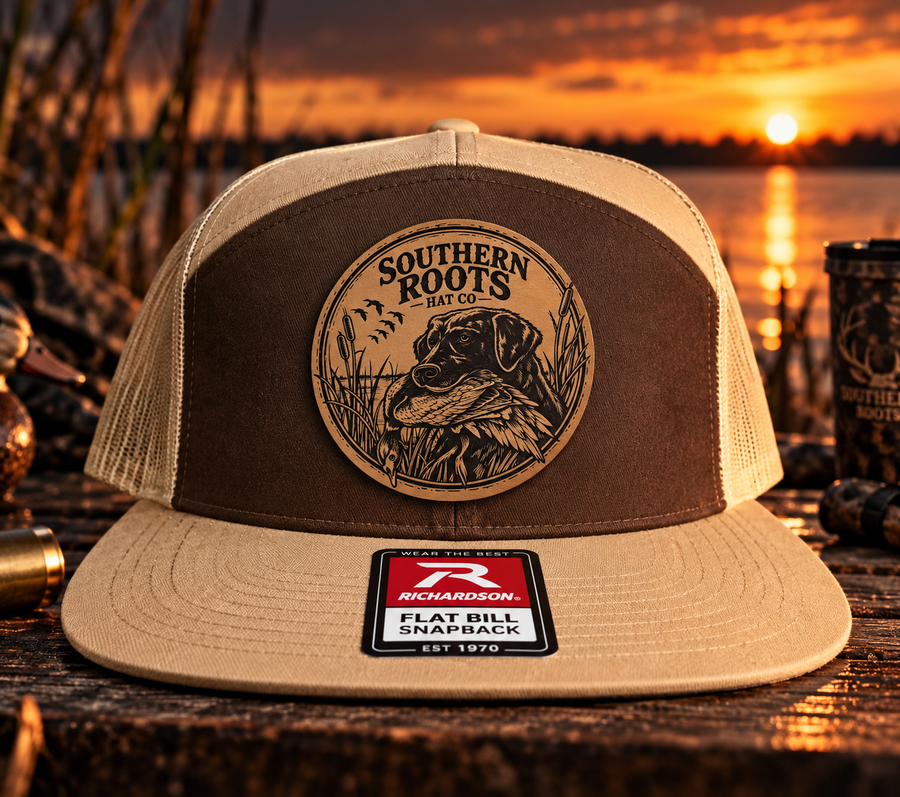 7 Panel Flat Bill Snapback